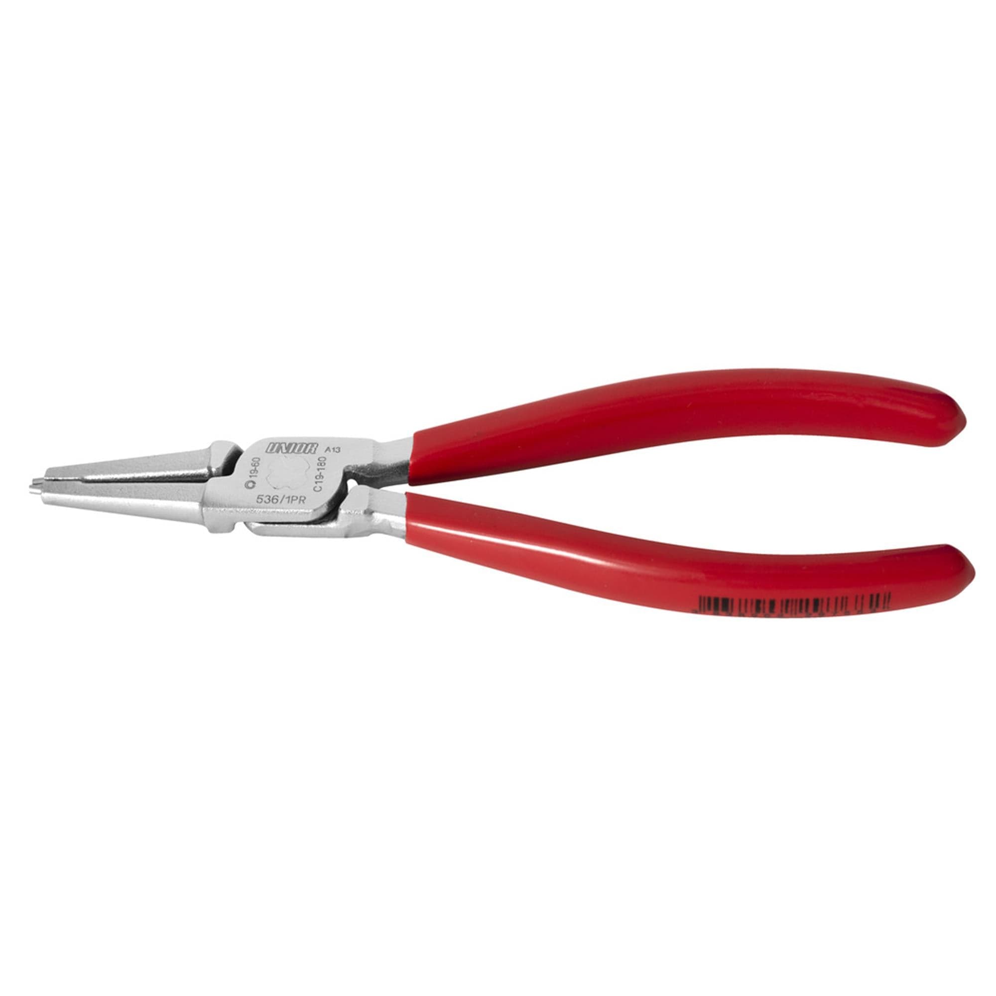 UNIOR Internal Lock Rings Pliers Straight 2024: RED 140 (12-25MM)