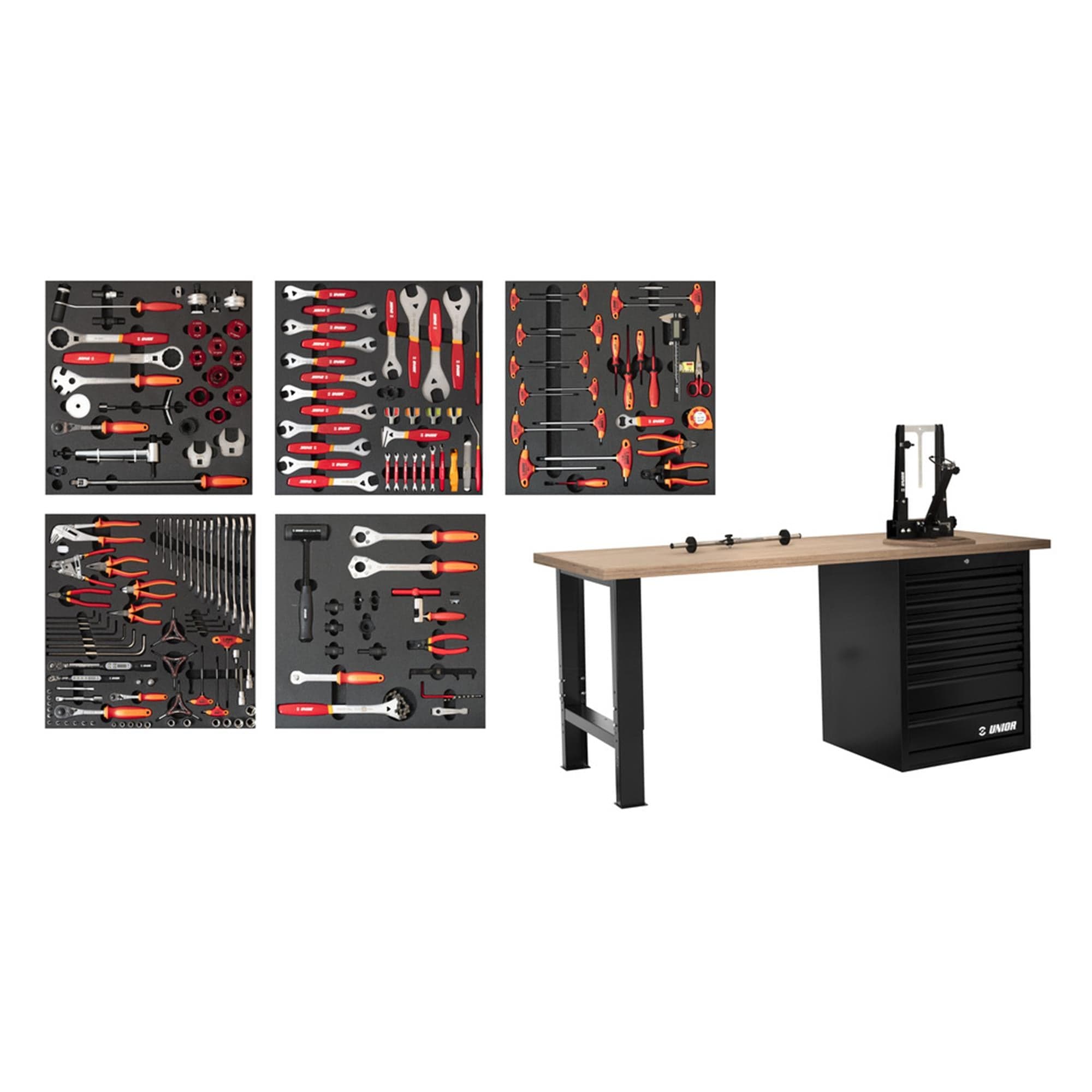 UNIOR Professional Mechanic Workbench 2024: BLACK