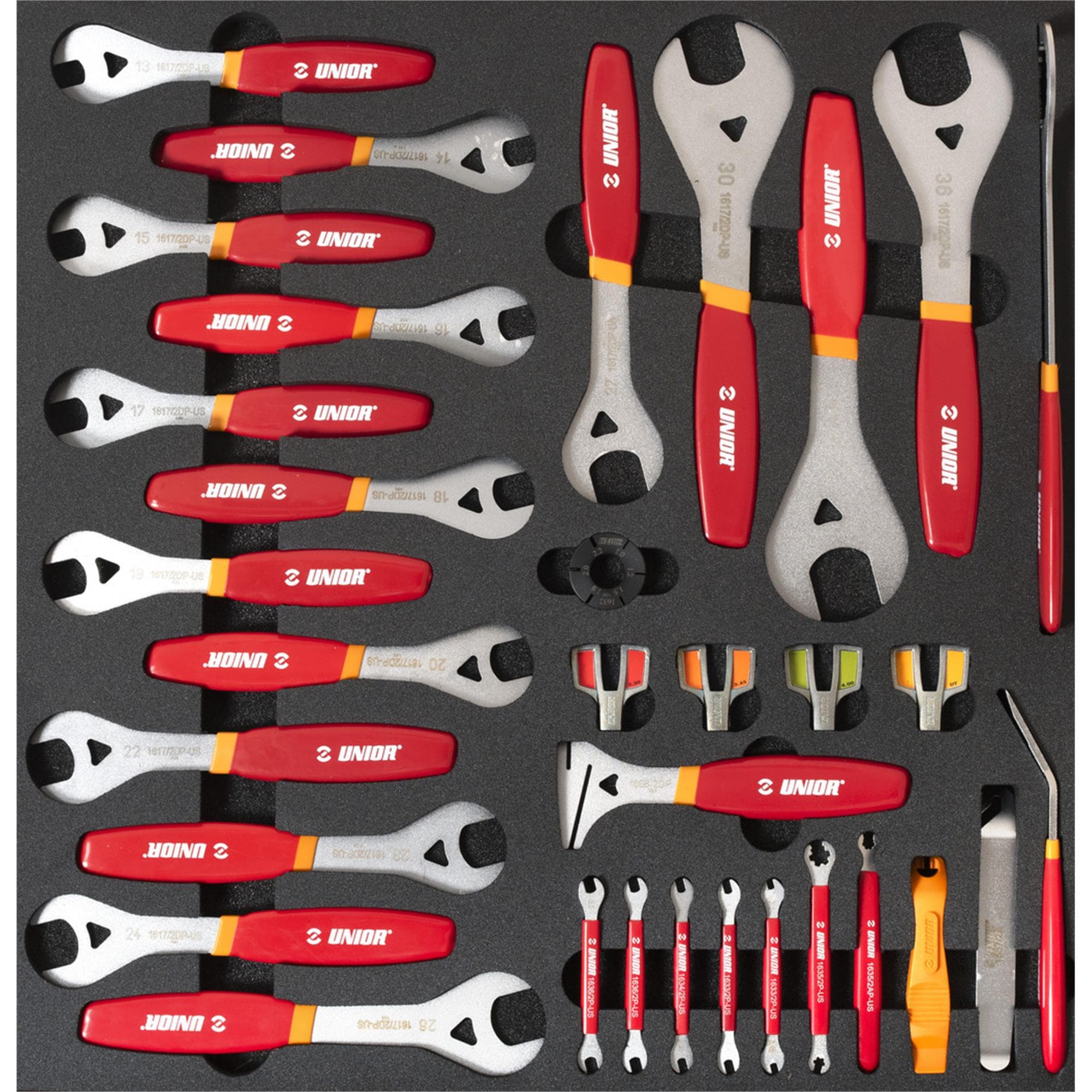 Unior Set Of Tools In Tray 3 For 2600A And 2600C - Wheel Tools 2024: BLACK