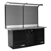 Unior Tech Bench, Full Front With Back Panel And Light 2024: