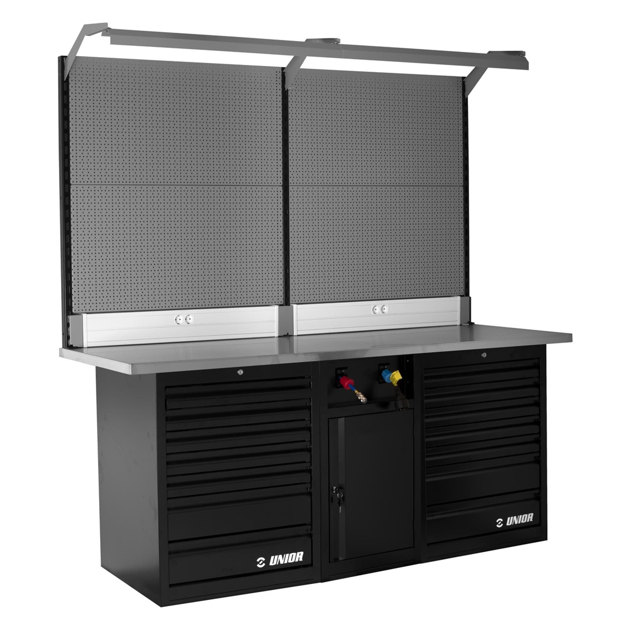 Unior Tech Bench, Full Front With Back Panel And Light 2024: