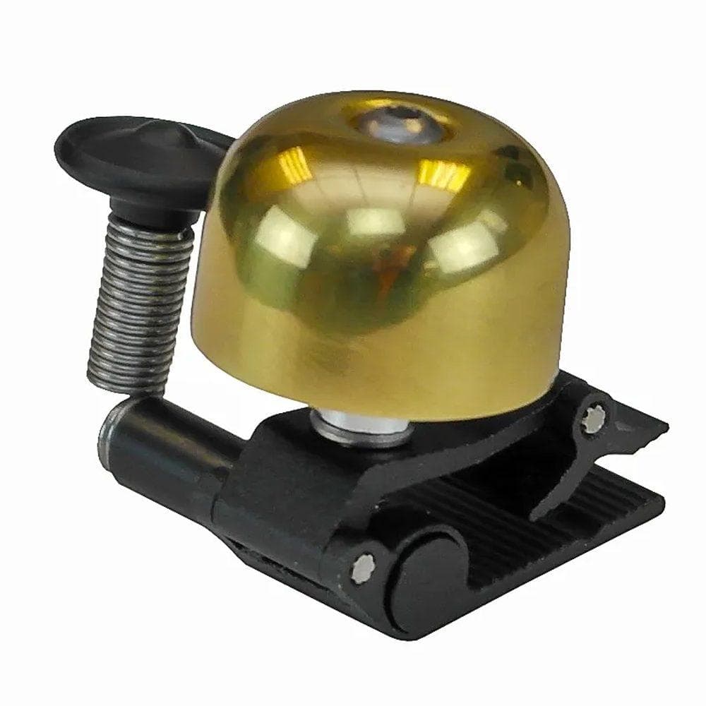 Upgrade Brass Bell W/Alloy Hammer Gold/Black