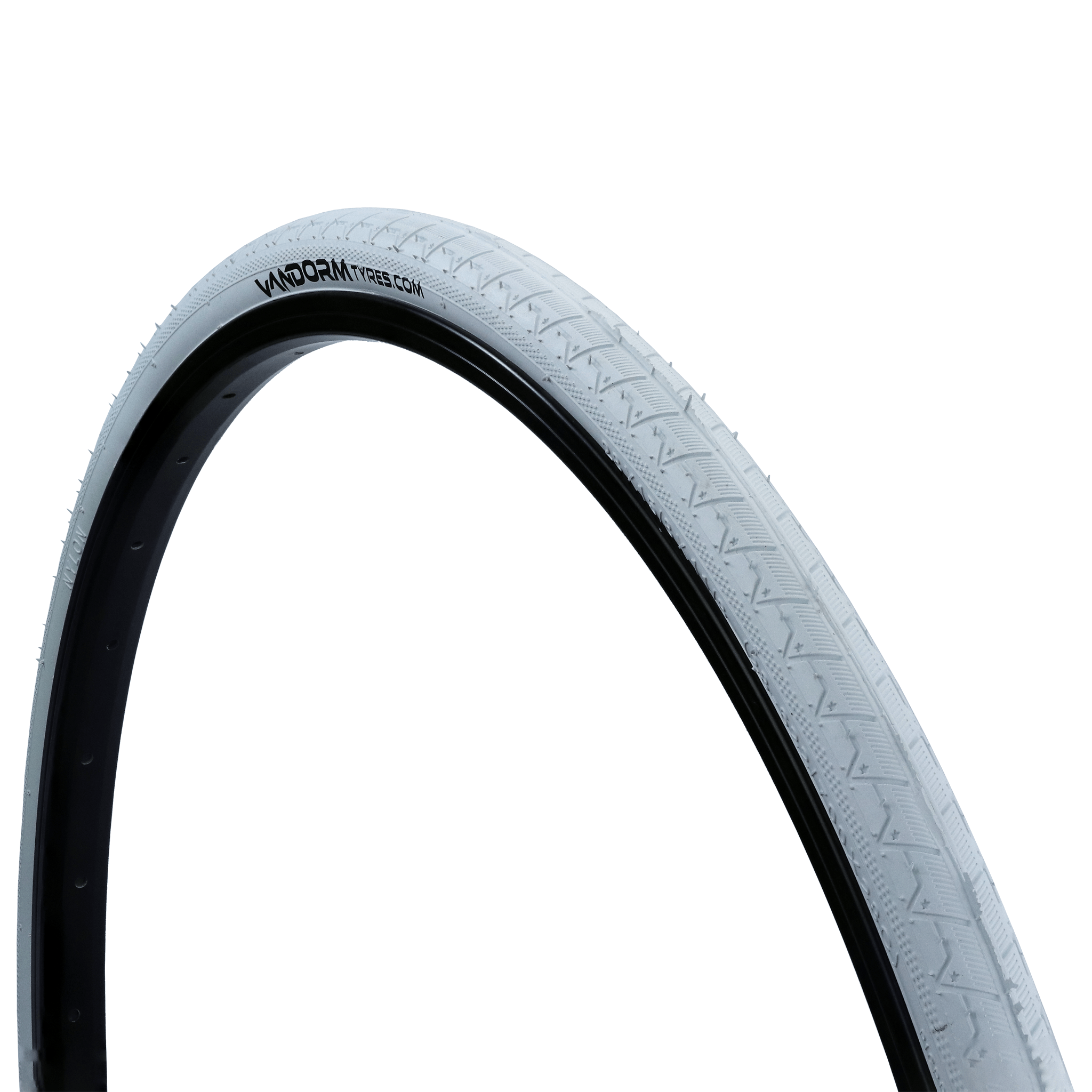 Vandorm Road Route Road Bike Tyre - 700c x 28c - White