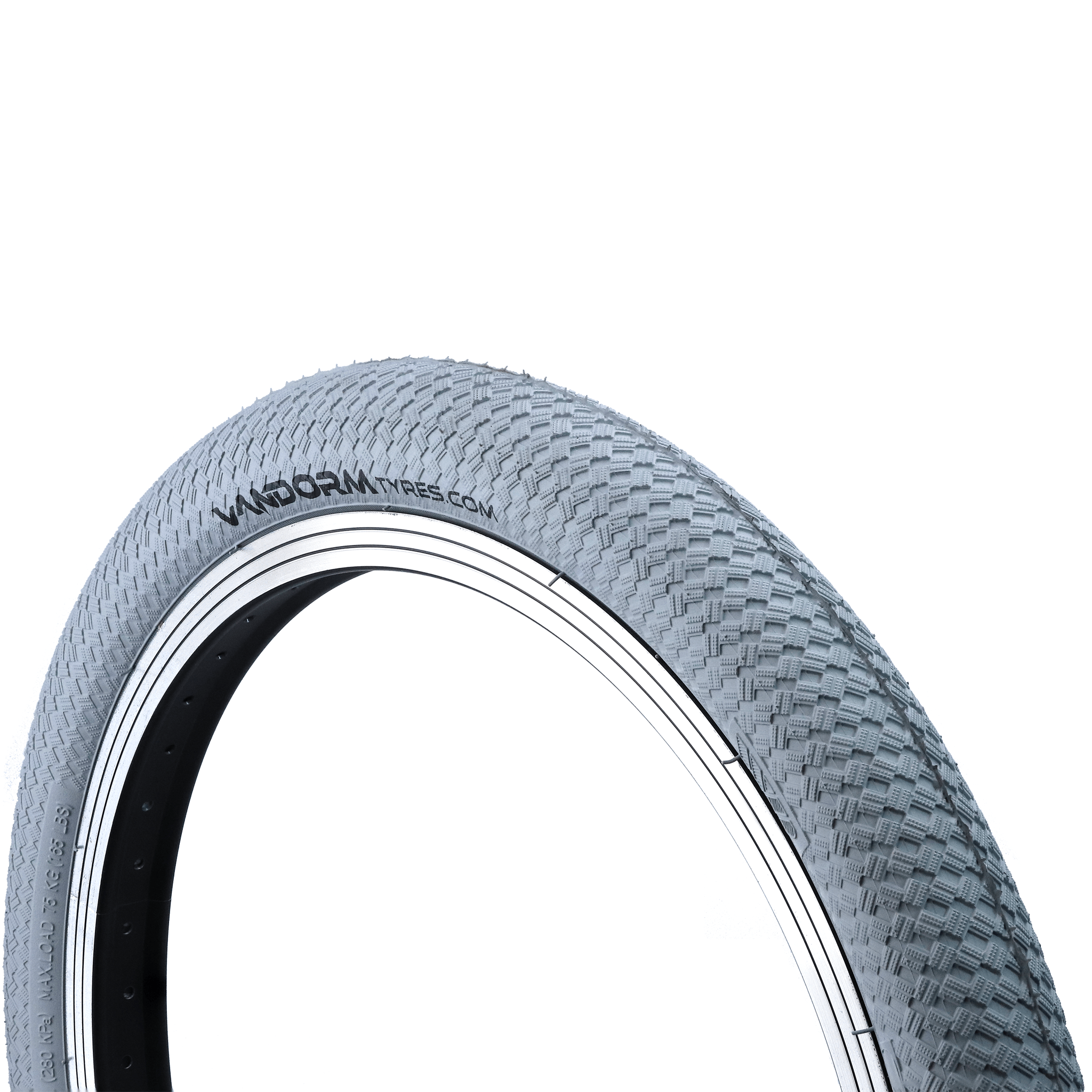 Vandorm Drifter BMX Tyre - 20" x 2.00" - Grey