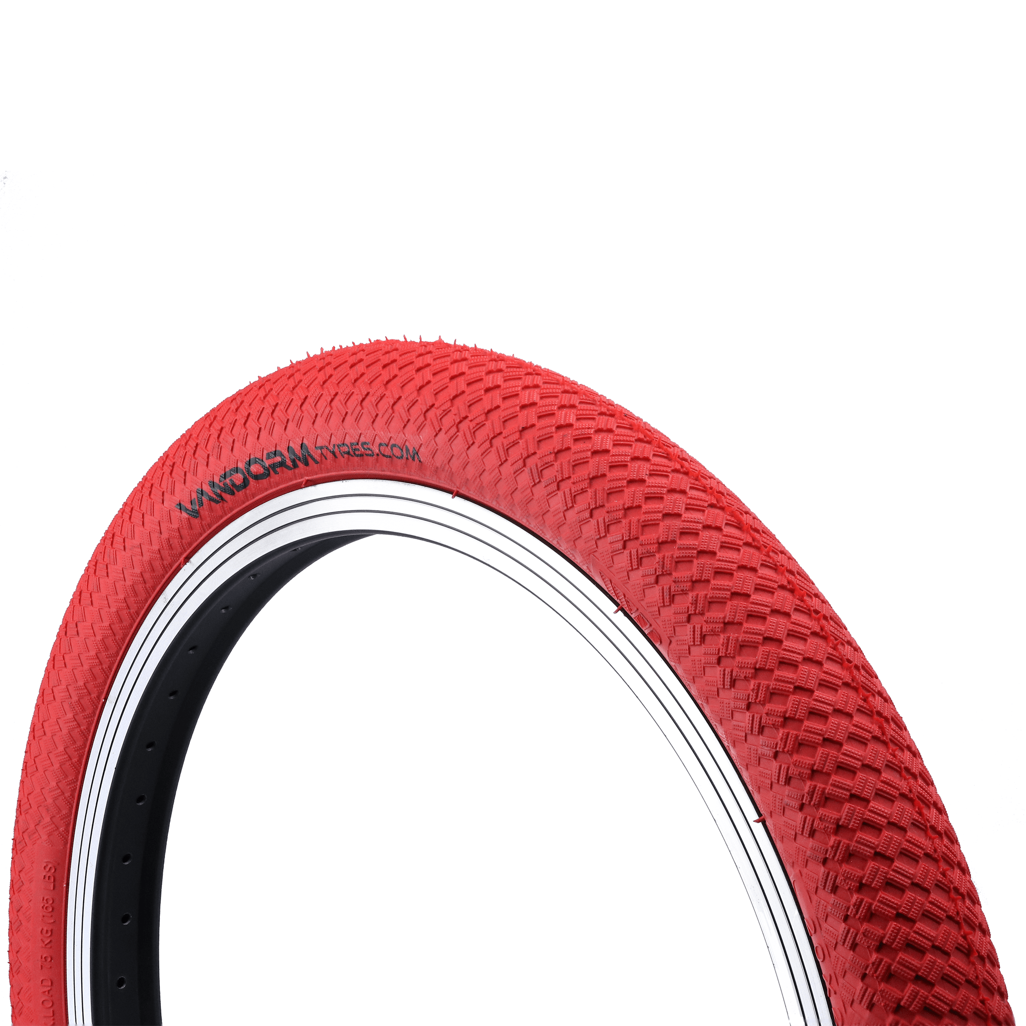 Vandorm Drifter BMX Tyre - 20" x 2.00" - Red