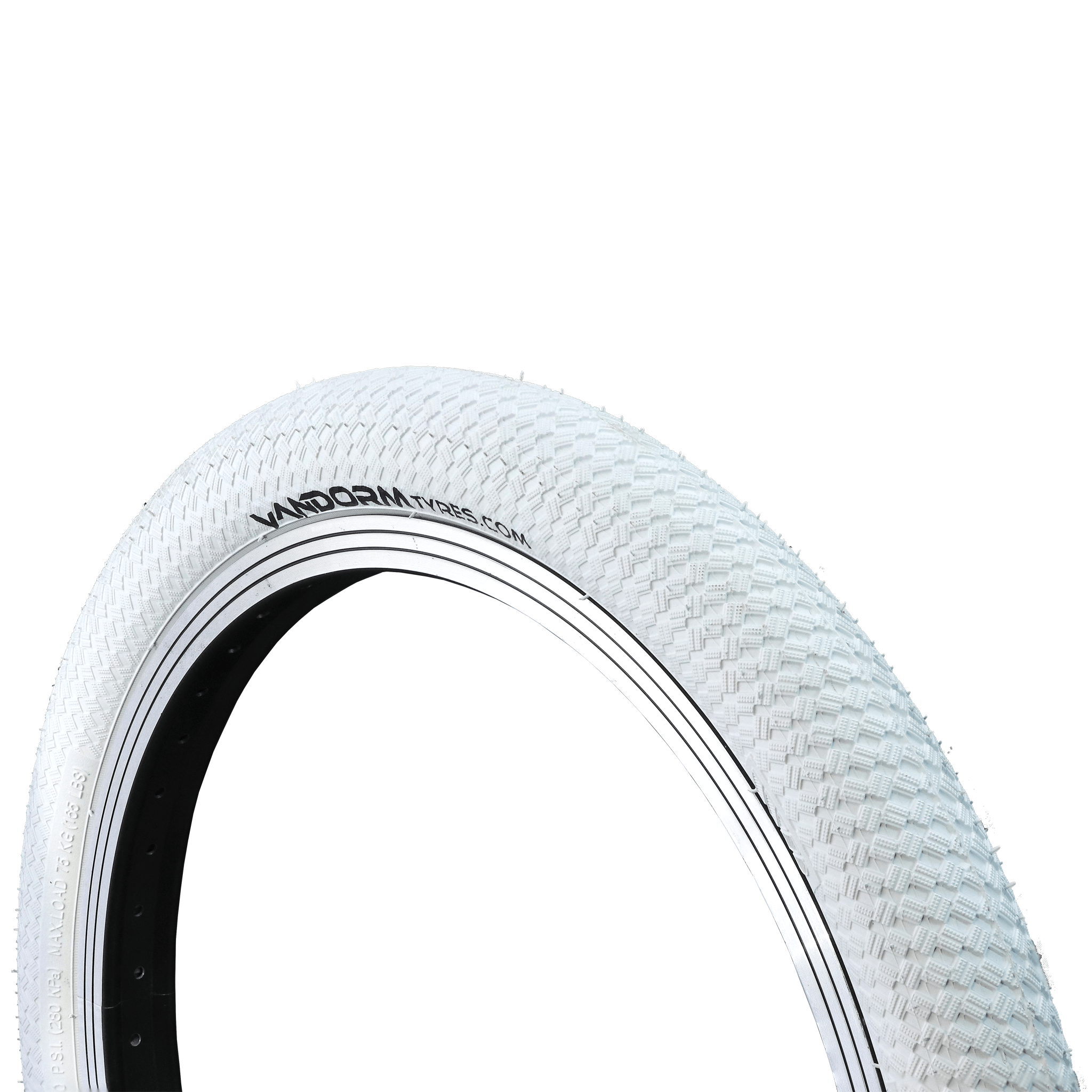 Vandorm Drifter BMX Tyre - 20" x 2.00" - White