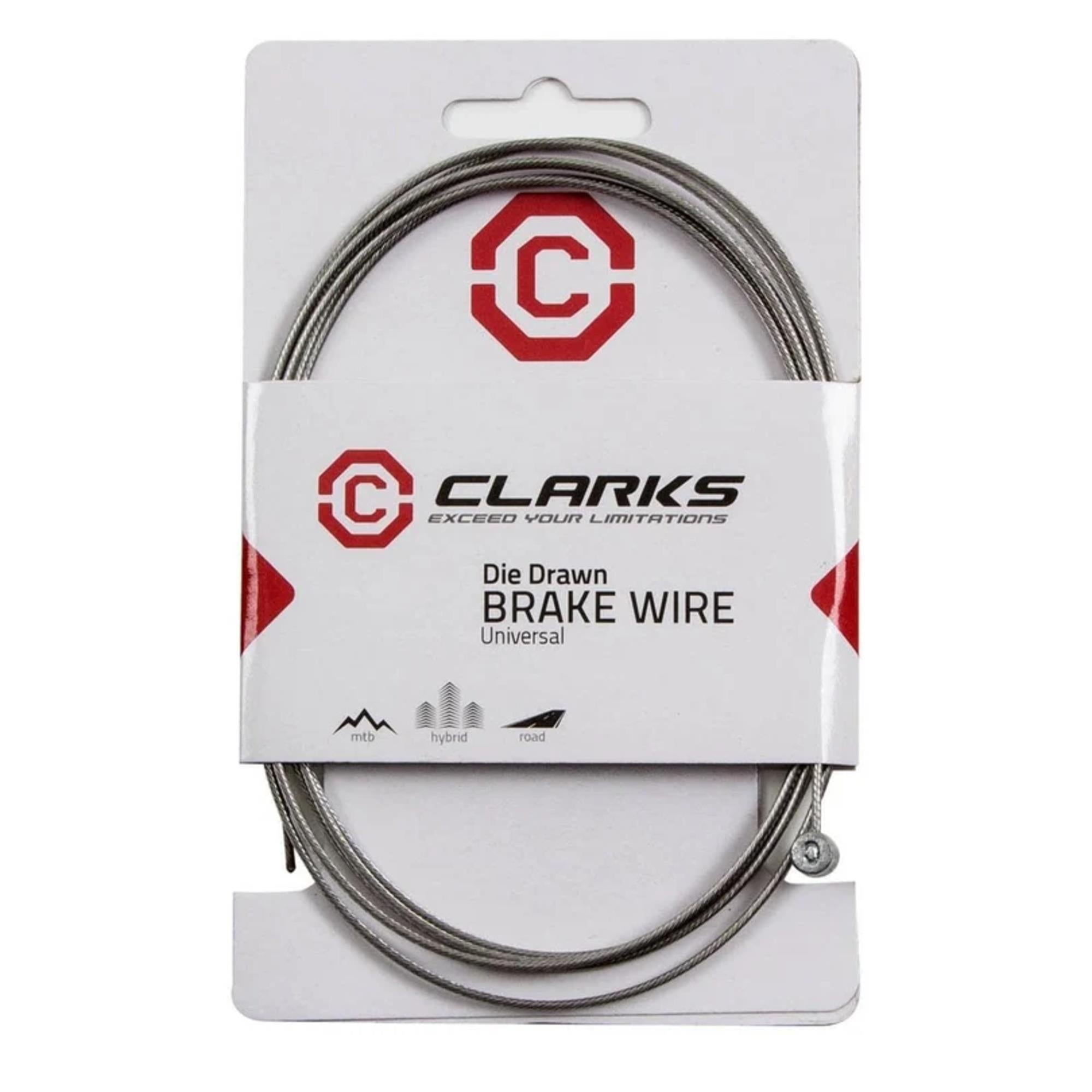 Clarks Die Drawn Stainless Steel Inner Brake Cable - Road: