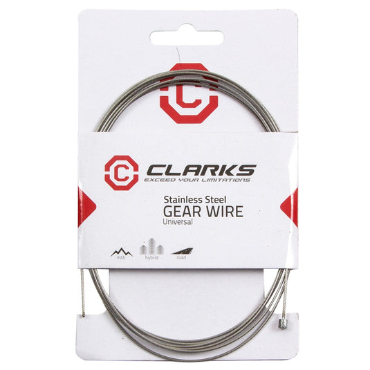 Clarks Universal S/S Tube Nipple Inner Gear Wire W1.1 X L2275Mm Fits All Major Systems: