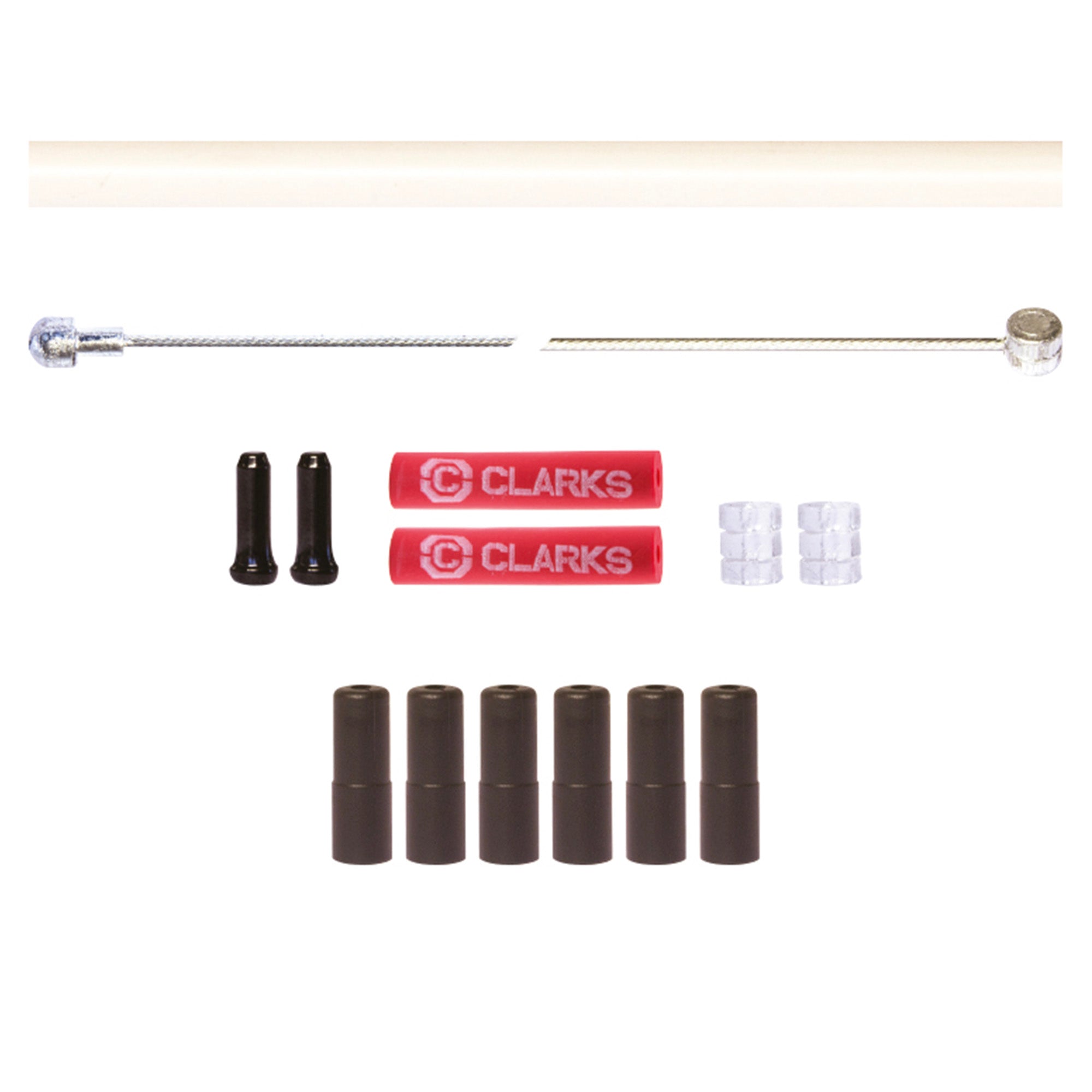Clarks Universal S/S Front & Rear Brake Cable Kit W/P2