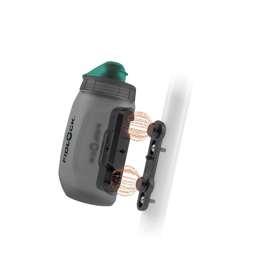 Fidlock TWIST Bottle Kit Bike 450 450ml Trans Black/Green