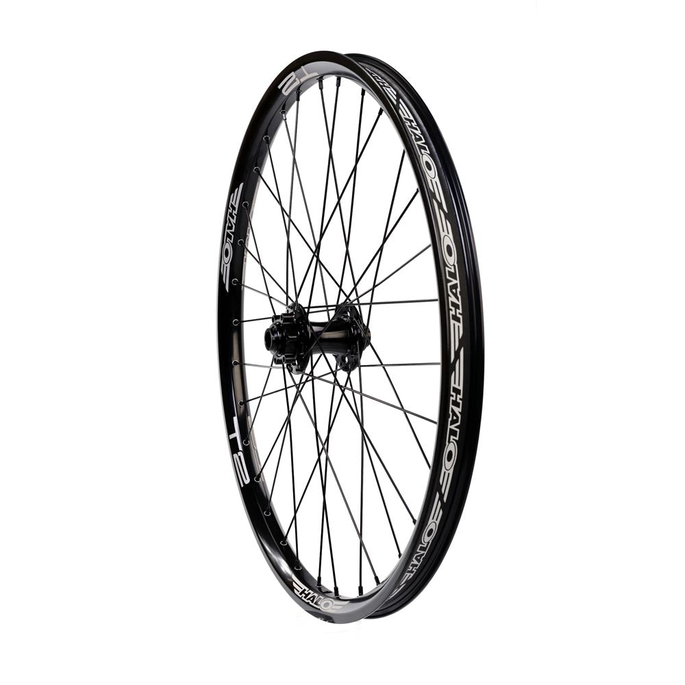 Halo T2 24" Wheels Black 24" - Front Wheel Only