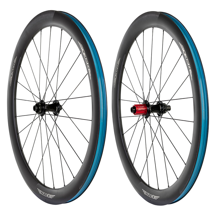 Halo Carbaura RCD 50mm Wheelsets Black 700c