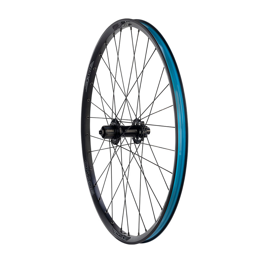 Chaos 26 MT-SS MantraDrive Rear, MT-SS MantraDrive SS BLACK Disc Hub 135mm 3/8", 32H. Blk DB Spokes, Cog NOT included