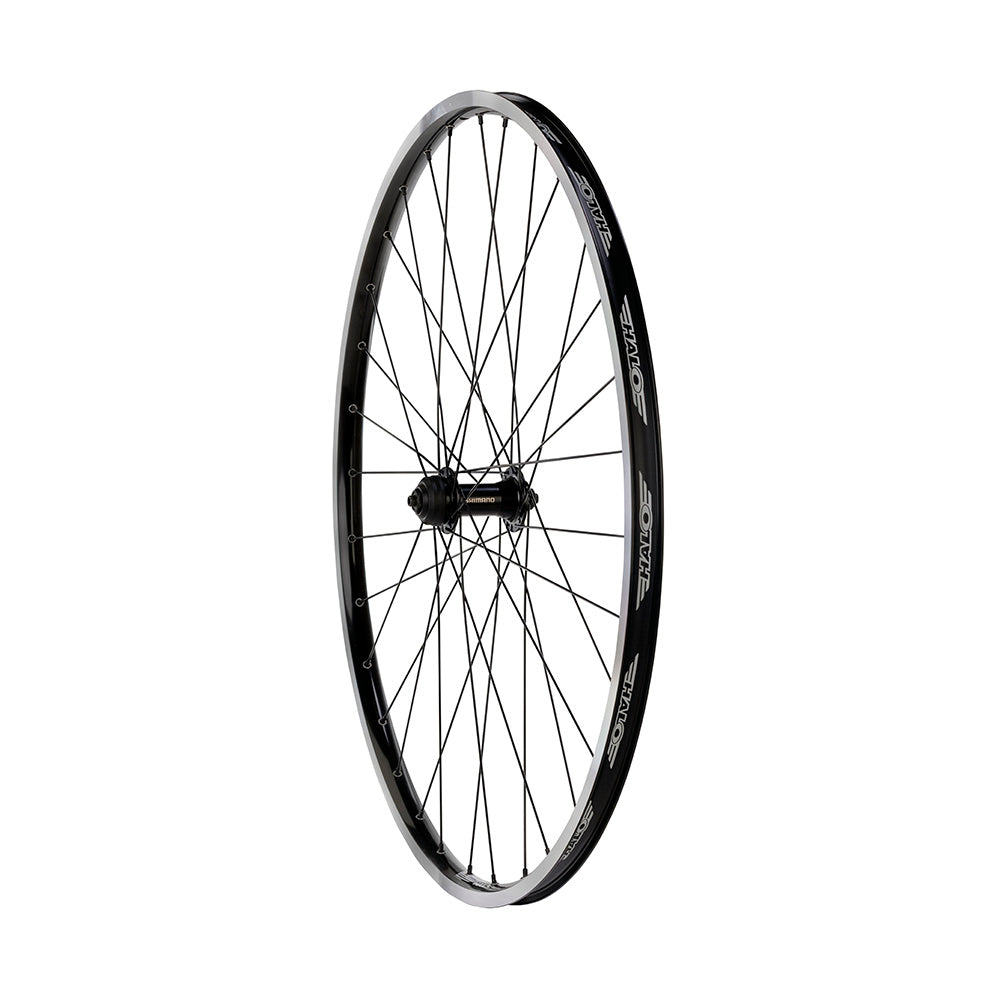 Halo White Line Tour CL Disc, Classic CNC rim, QC-400 CL DB QR hub 100mm, 32H, PG spokes