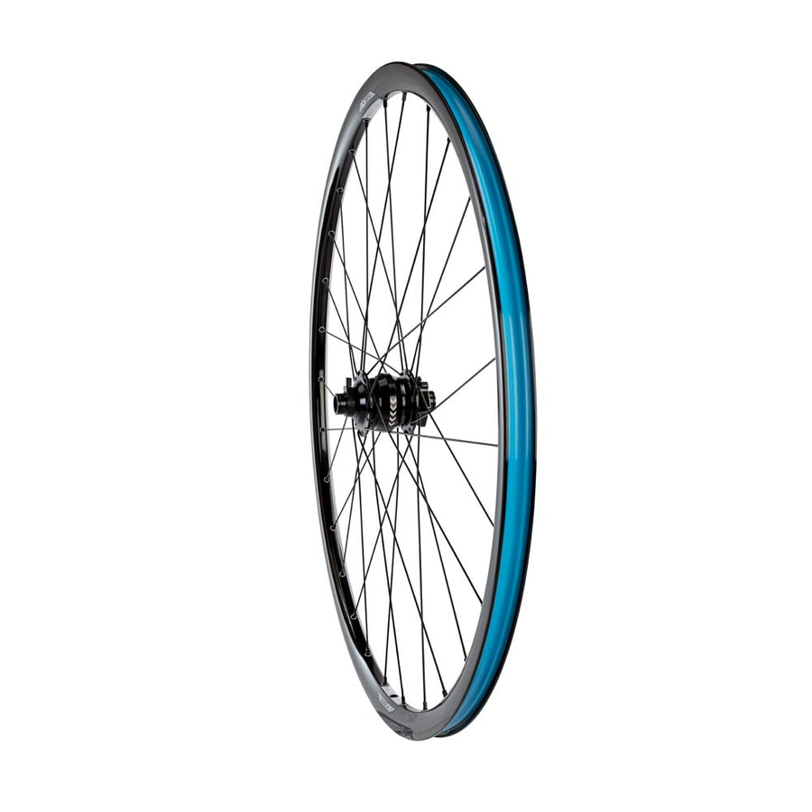 Halo White Line Road Disc Front Dyno, Disc rim on SP PD-8X Dynamo Disc front hub, 15mm, 28H