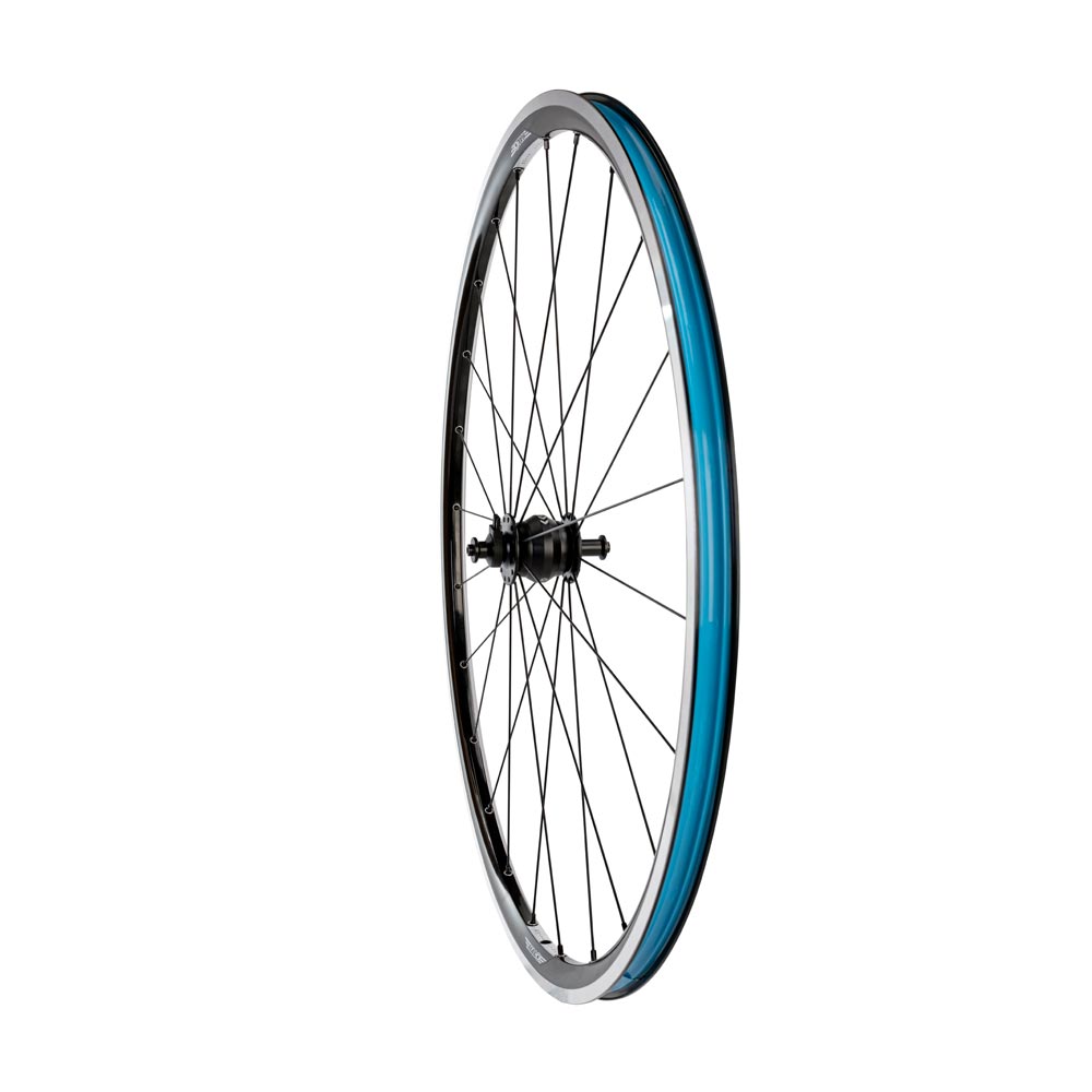 Halo White Line Road Sport Front Dyno, White Line Road rim on SP SV-9 Dynamo front hub, 24H