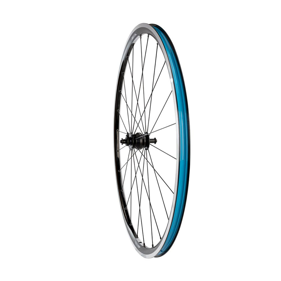 Halo White Line Road Sport Front Dyno, White Line Road rim on SP SV-9 Dynamo front hub, 24H