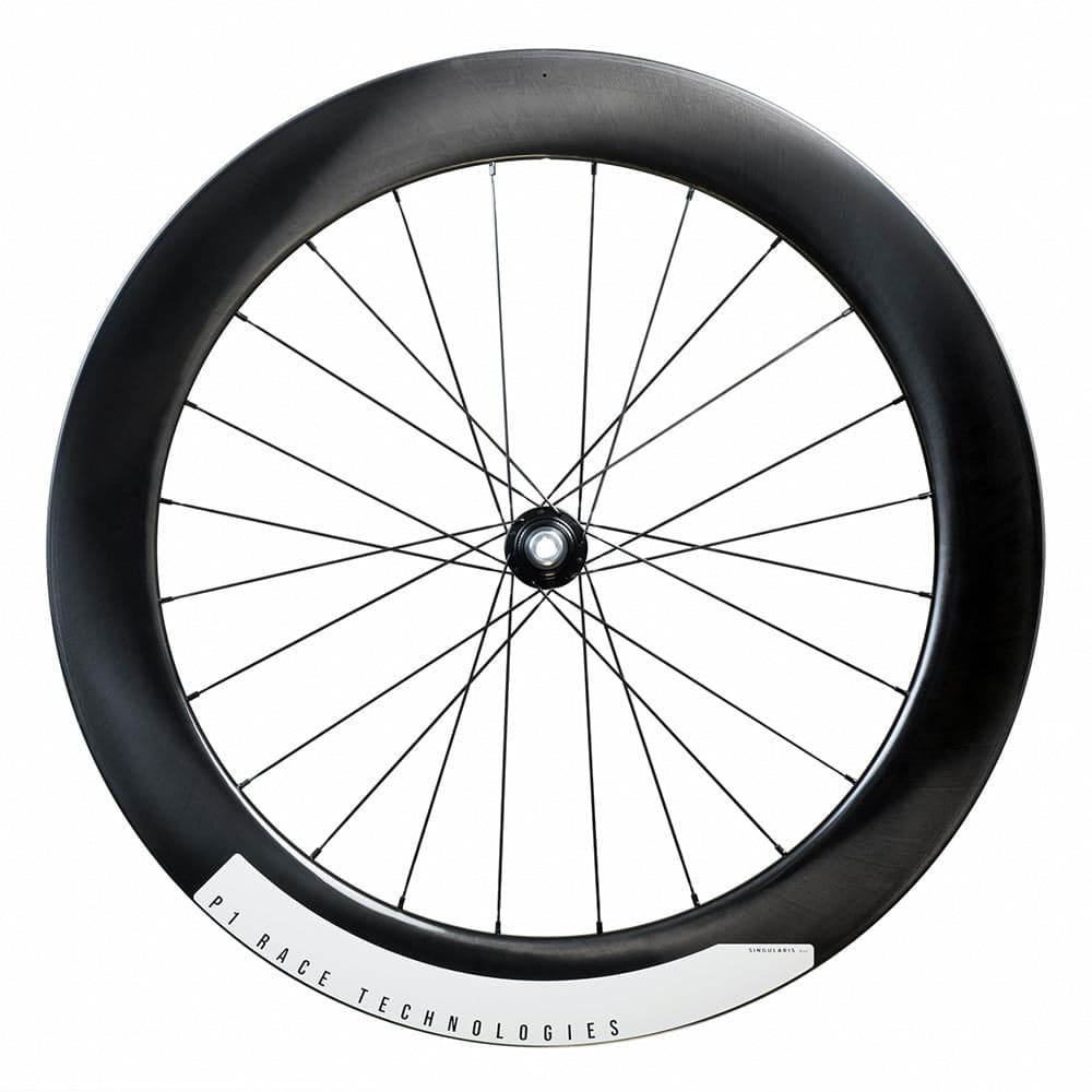 P1  Race Technologies Singularis R69 - White Industries  Black 700c