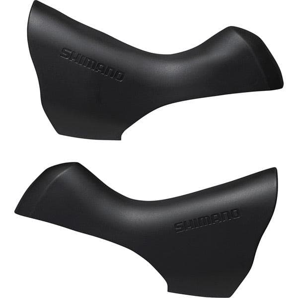 Load image into Gallery viewer, Shimano Ultegra ST-6800 Bracket Covers; Black Pair - Y00E98080
