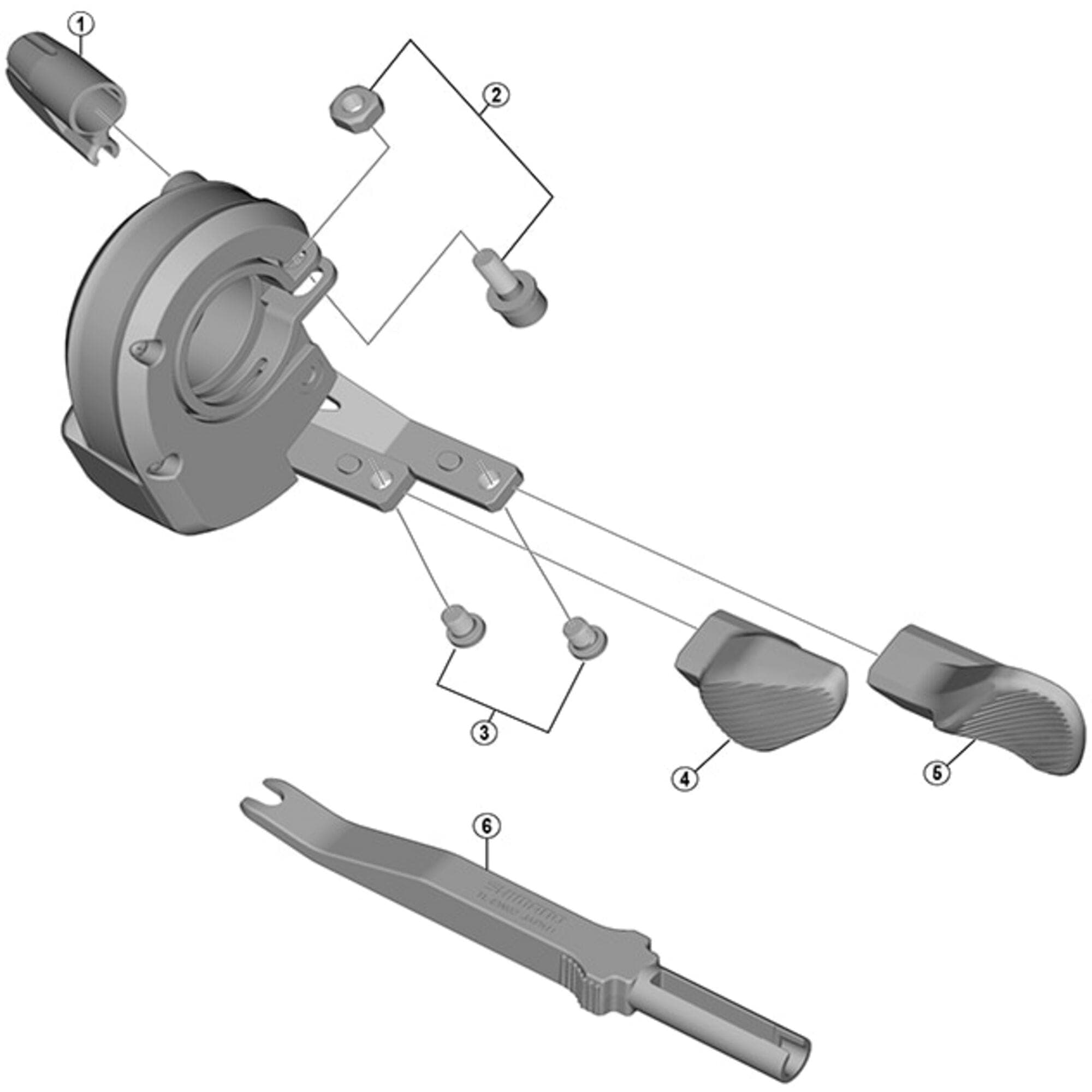 Shimano Spares SW-M8050 A lever right hand