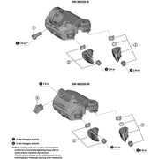 Shimano-Spares-SW-M9250-R/IR-lever-unit-Y