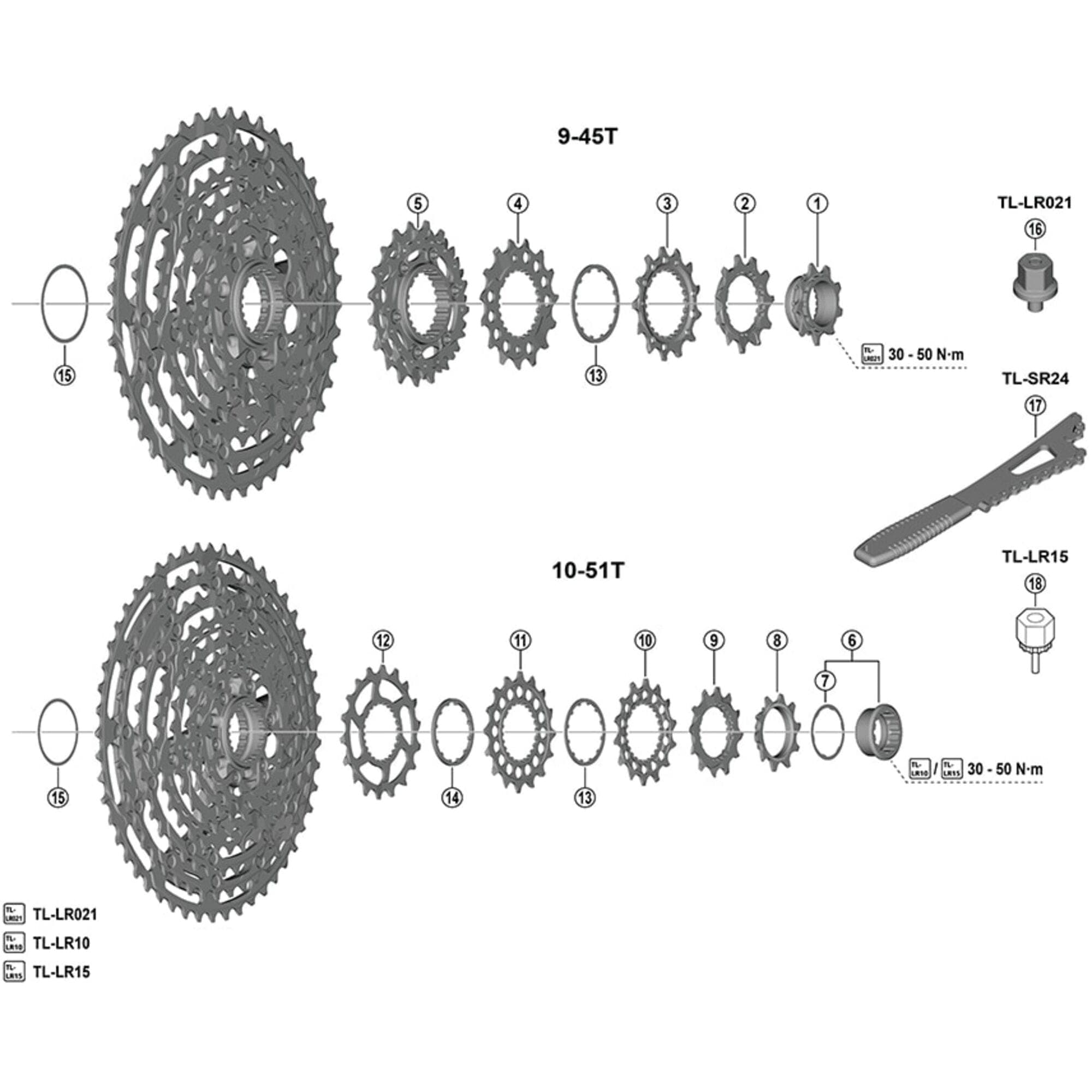 Shimano-Spares-CS-M9200-sprocket-10T-C