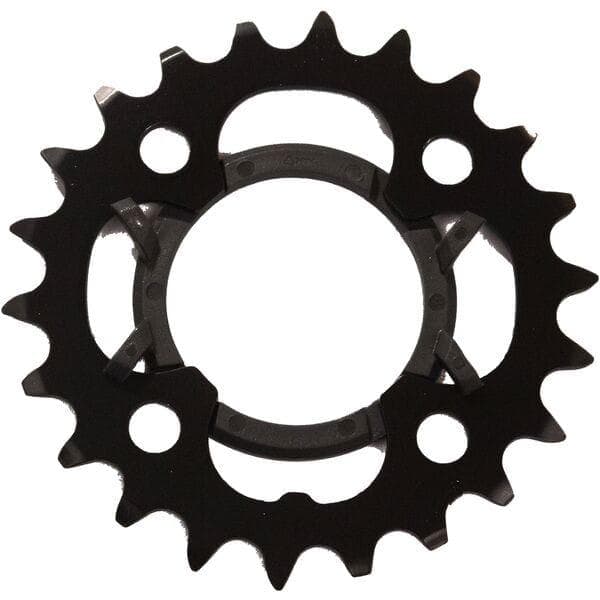 Shimano Spares FC-M391 chainring; 22T; black with chain protector