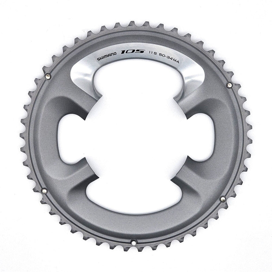 Shimano 105 FC-5800 chainring 50T-MA for 50-34T, silver