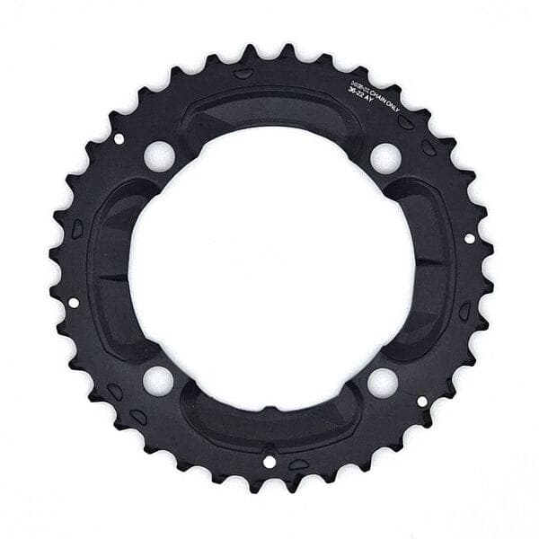 Shimano Deore FC-M617 Deore 10 speed double outer chainring, 36T-AY
