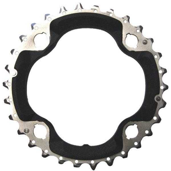 Shimano Deore FC-M6000 Deore 10 speed triple middle chainring 30T-AN, black