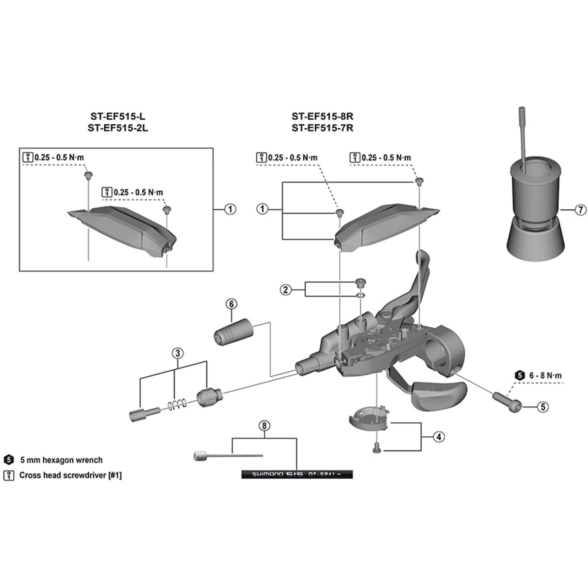 Shimano Spares BL-MT200 hose cover