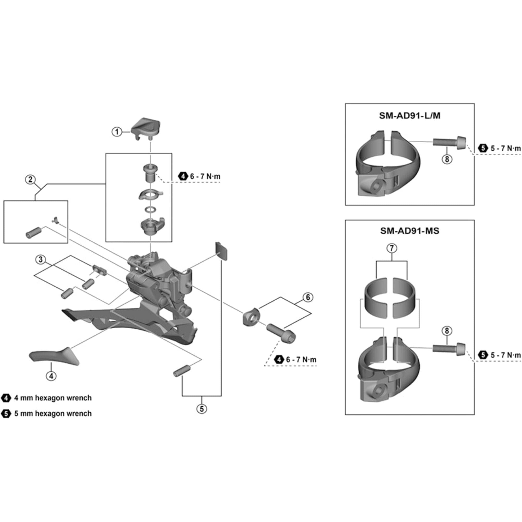 Shimano Spares FD-R8000 inner skid plate