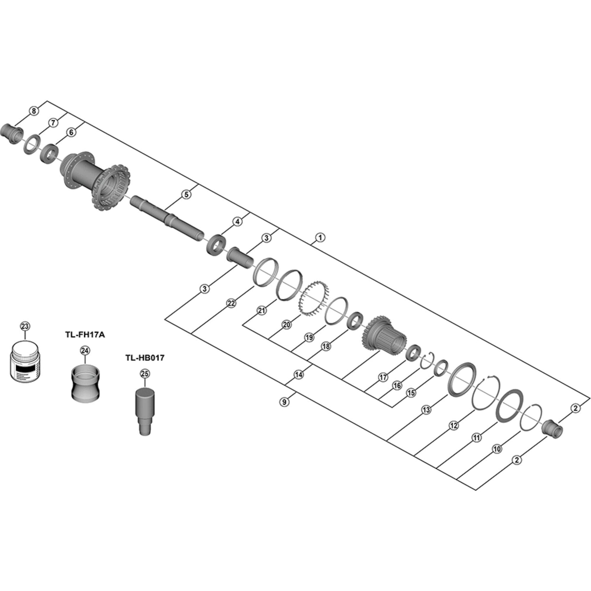 Shimano-Spares-WH-M9220-TL-R12-B29-complete-hub-axle