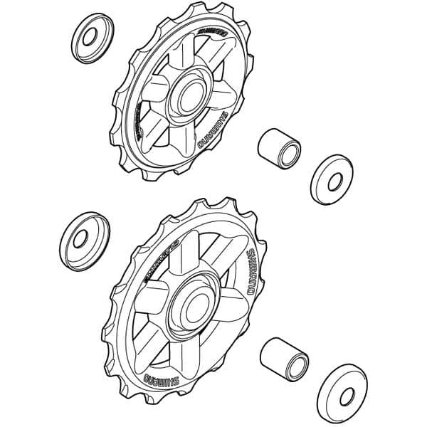 Shimano Spares RD-M310 tension and guide pulley set