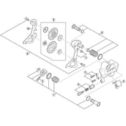 Shimano Spares RD-7900 cable adjusting bolt unit