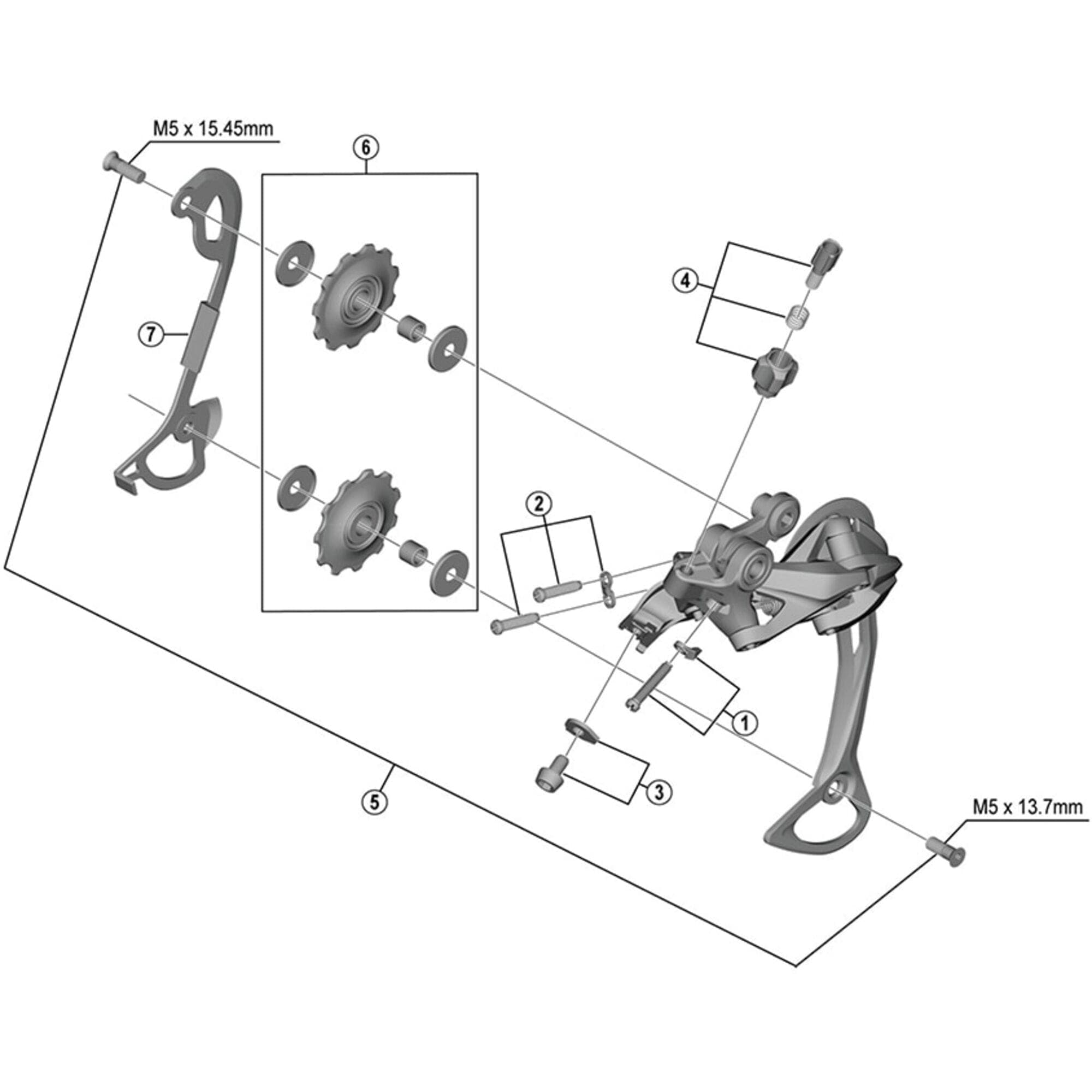 Shimano Spares SL-M370 cable adjusting bolt unit