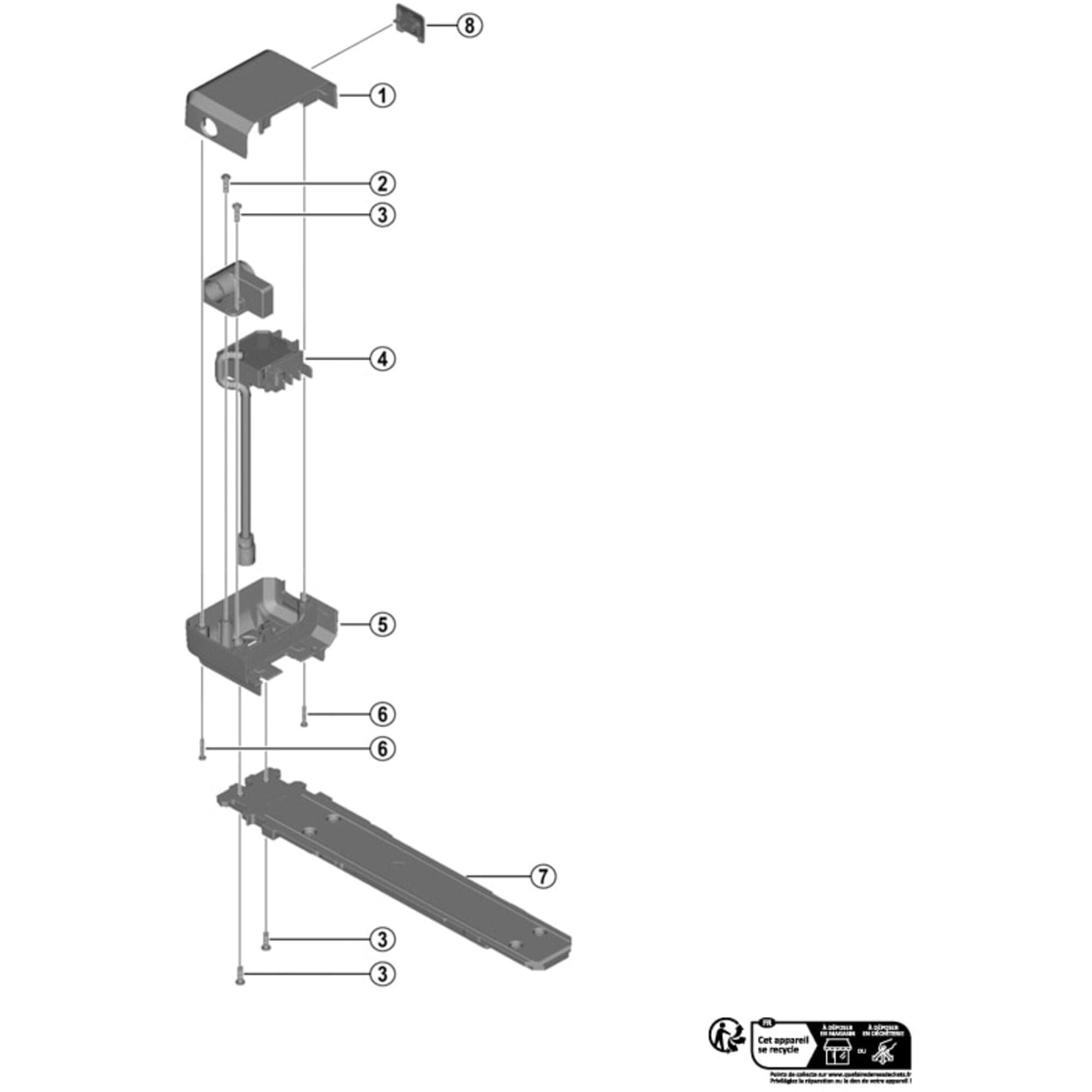 Shimano Spares BM-E6000 hexalobular 10h
