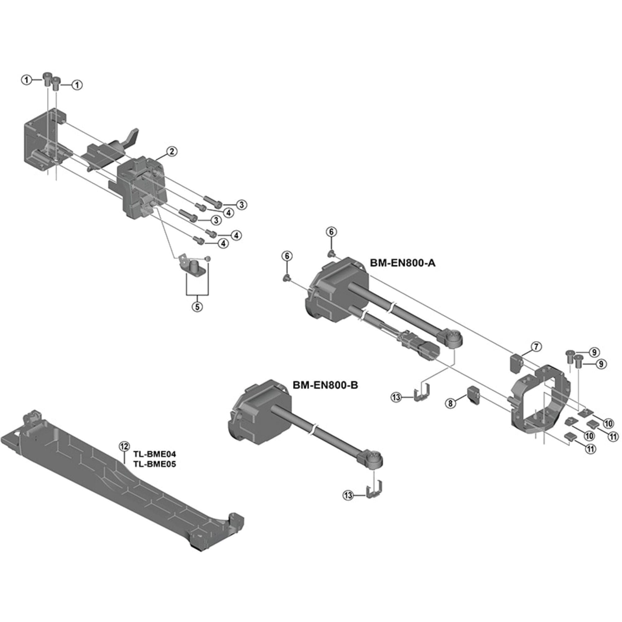 Shimano Spares BM-E8030/8031 stopper bolt; M4 x 5mm