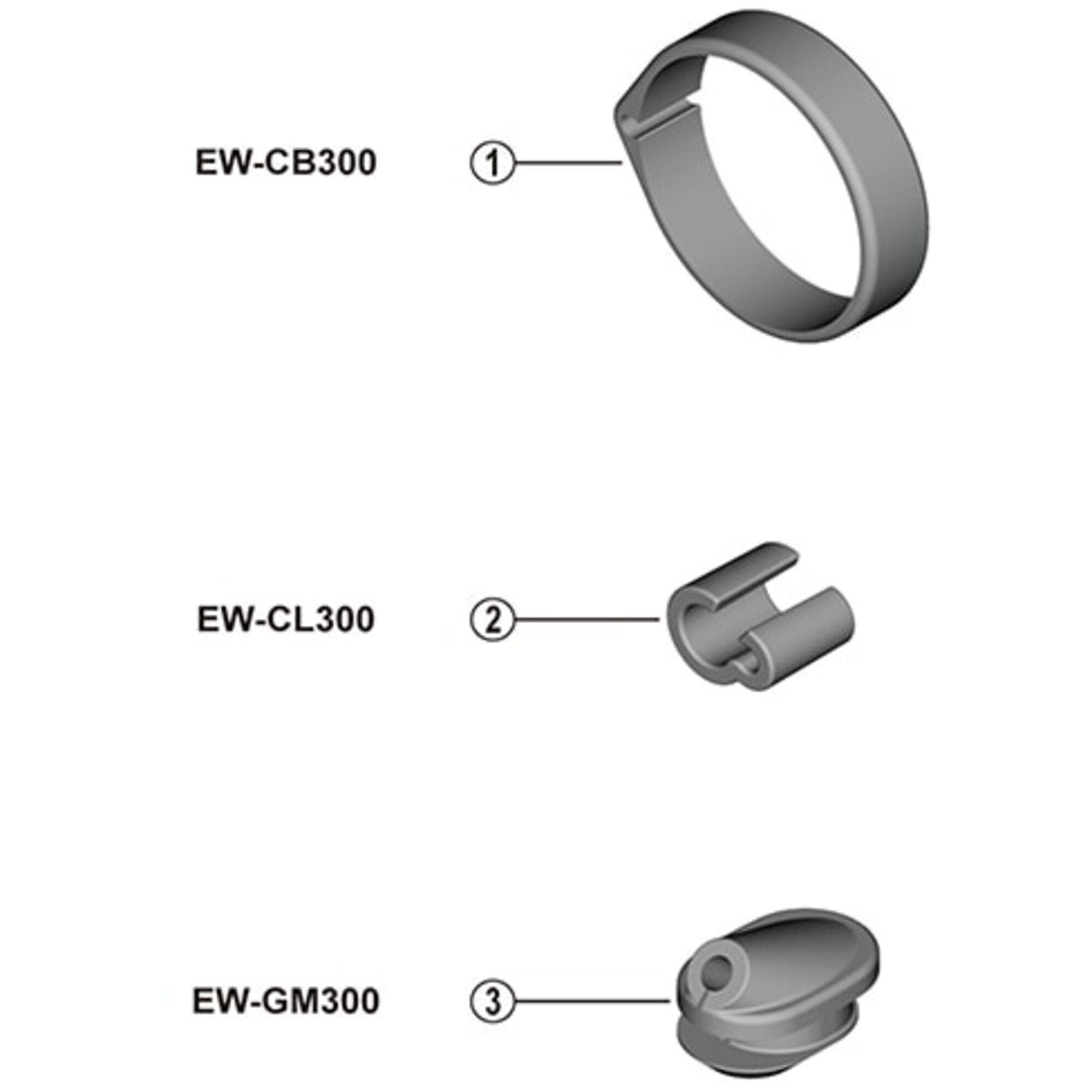 Shimano Non-Series Di2 EW-CB300-L E-tube Di2 Cord band for SD300 cable - 35 mm