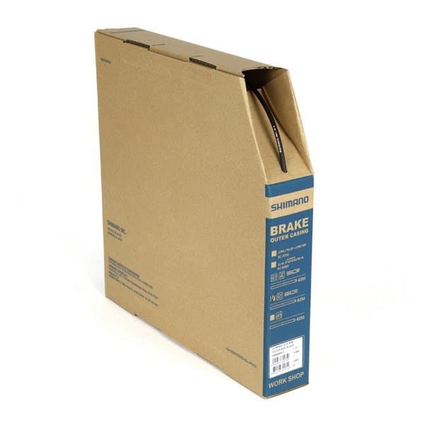 Shimano SLR brake cable outer casing for road bikes; 5 mm x 40 m; black