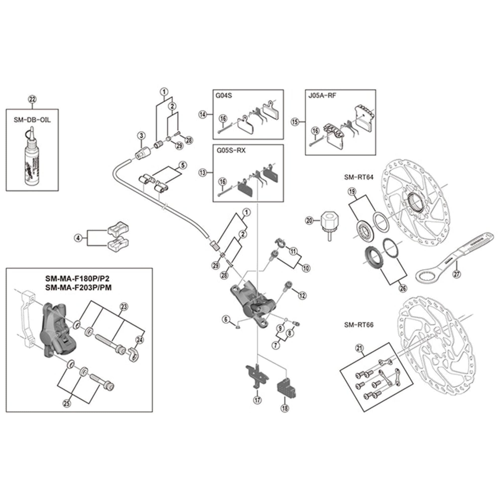 Shimano Spares BR-M615 pad spacer