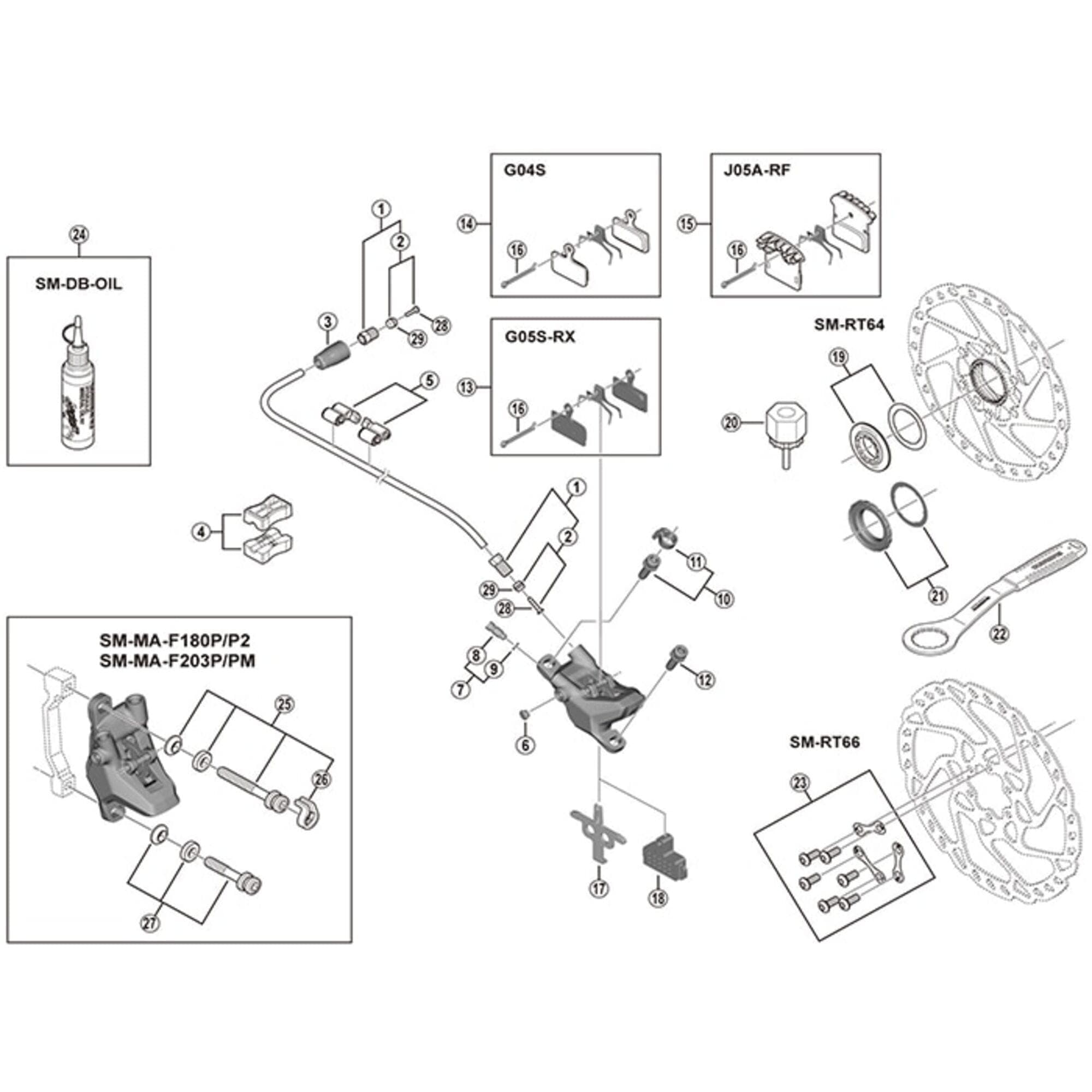 Shimano Spares BR-M355 bleed cap