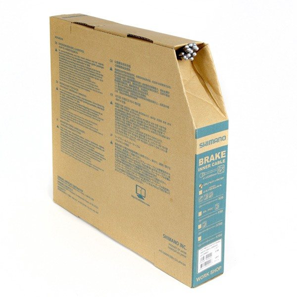 Shimano Road brake Polymer coated stainless steel inner wire; 1.6 x 2000 mm; box 20