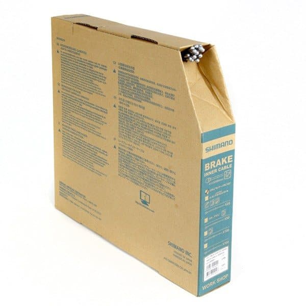 Shimano Road brake Polymer coated stainless steel inner wire; 1.6 x 2000 mm; box 20