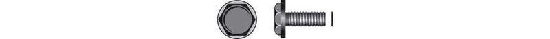 Load image into Gallery viewer, Raleigh Raleigh M8 X 16mm Crank Bolt - Flanged - 16mm - Silver
