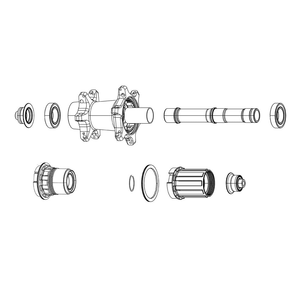 Zipp Spare - Wheel Reinforced Ring Radial Smoke Zipp 188 Smoke:
