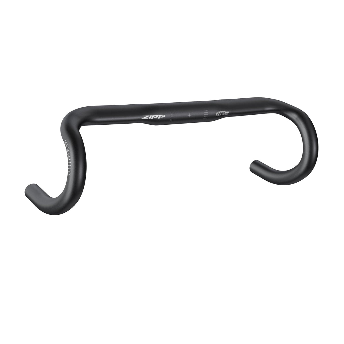 Zipp Handlebar Drop Service Course 70 Ergonomic Top B2: Bead Blast Black With Etched Logo 40Cm