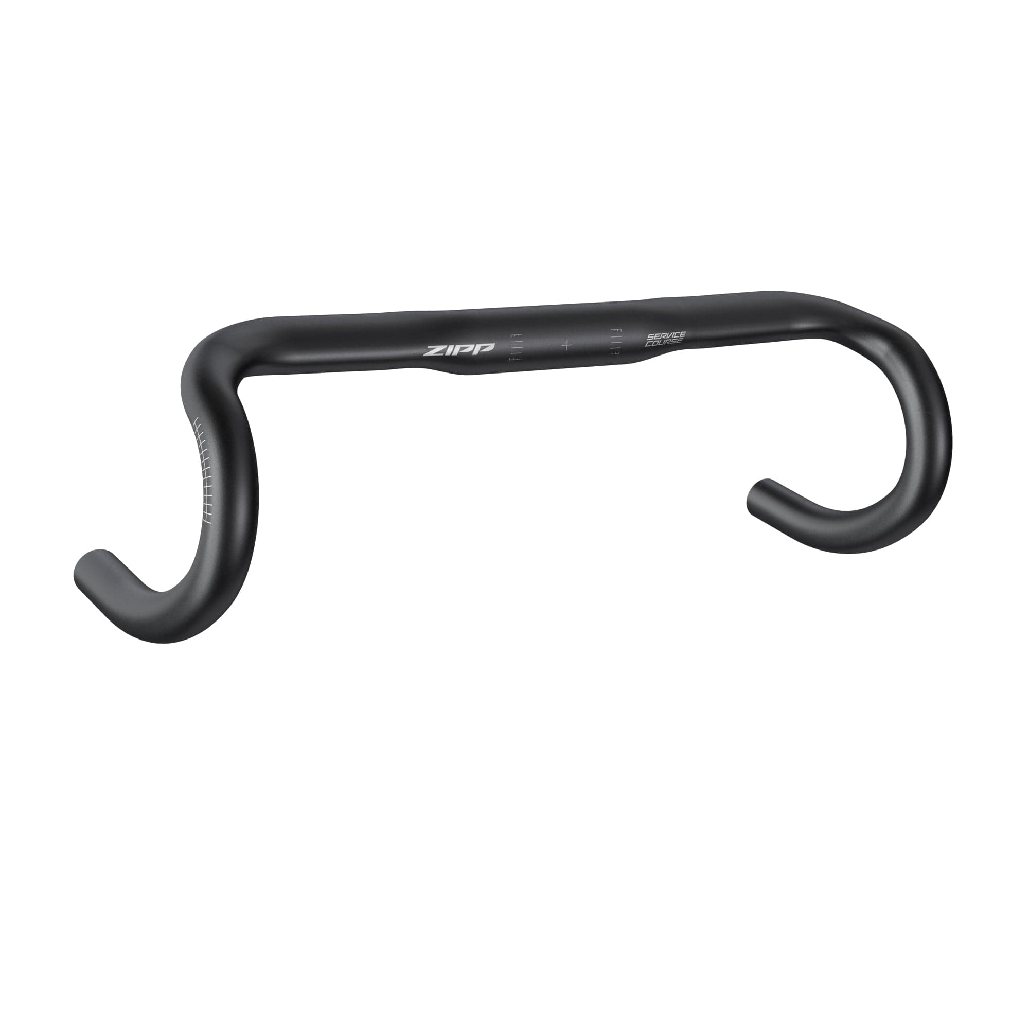 Zipp Handlebar Drop Service Course 70 Ergonomic Top B2: Bead Blast Black With Etched Logo 38Cm