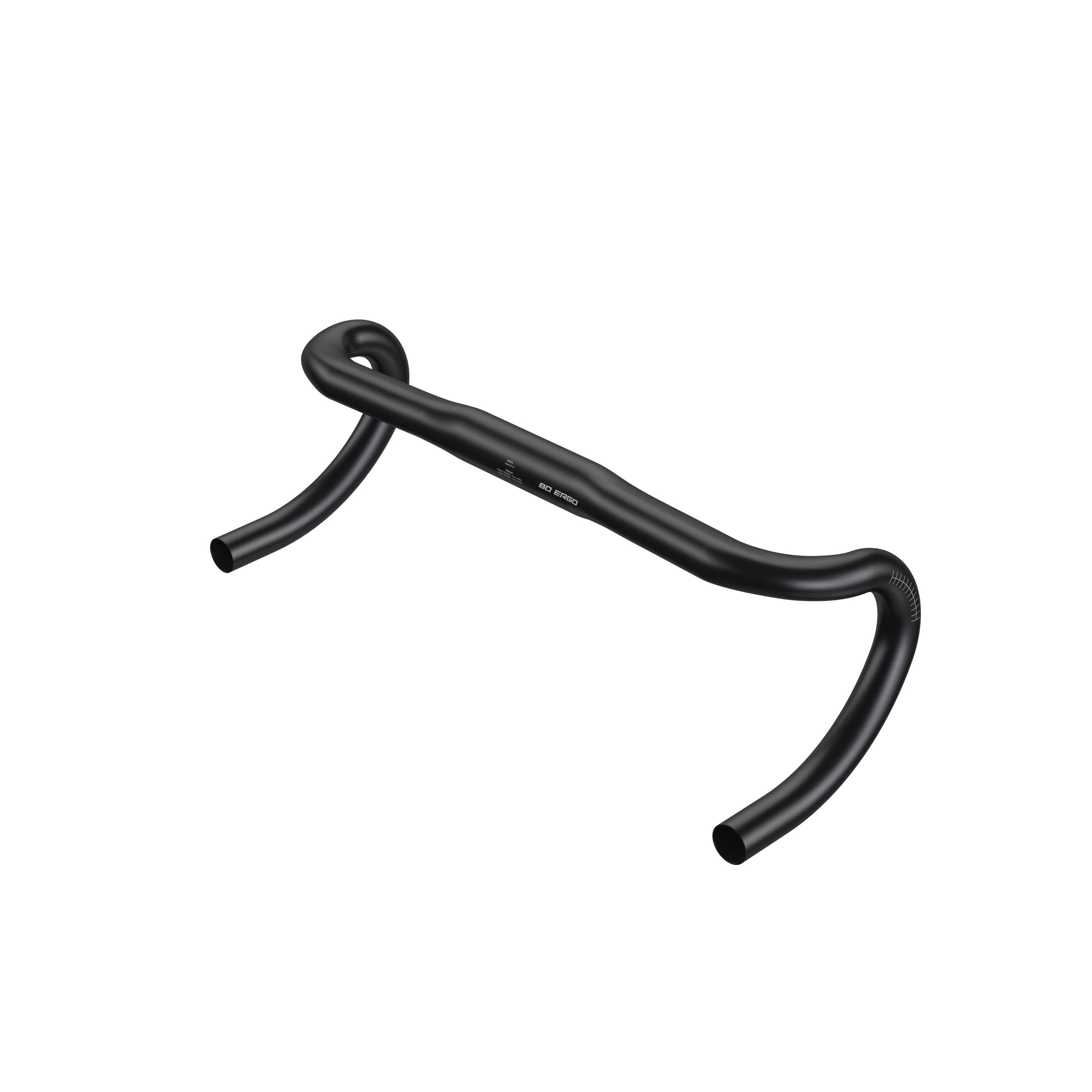 Zipp Handlebar Drop Service Course 80 Ergonomic Top A2: Bead Blast Black With Etched Logo 40Cm