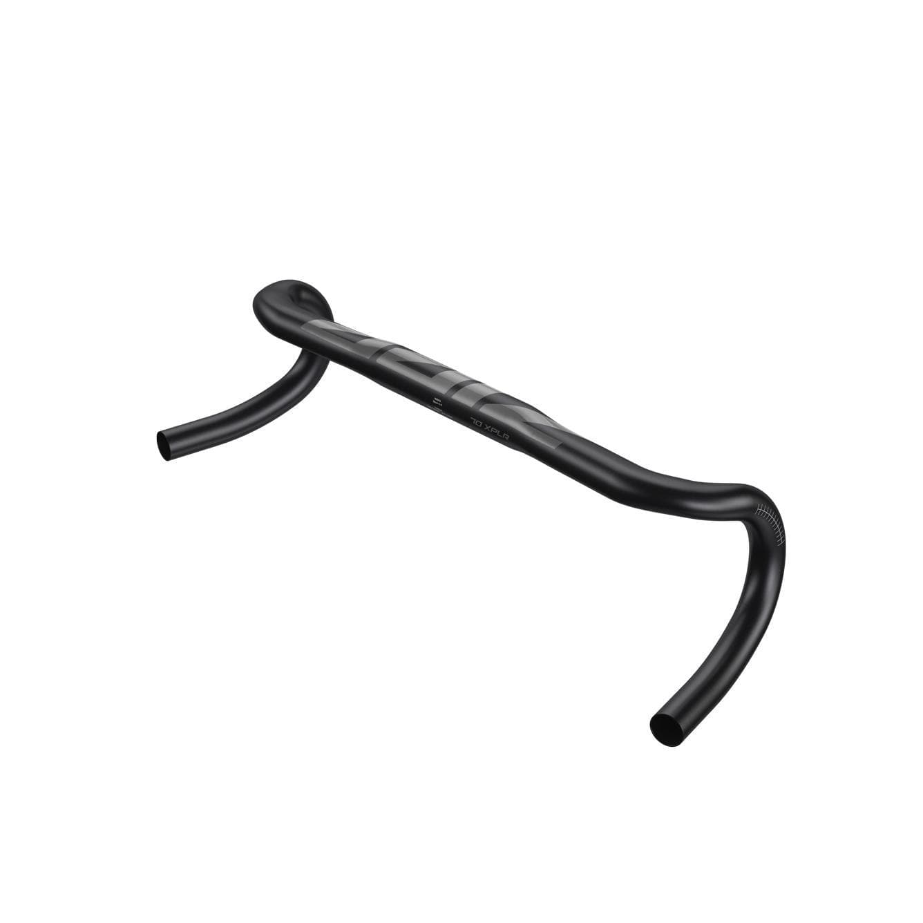 Zipp Handlebar Drop Service Course Sl 70 Xplr A2: Matte Black W/ Gloss Logos